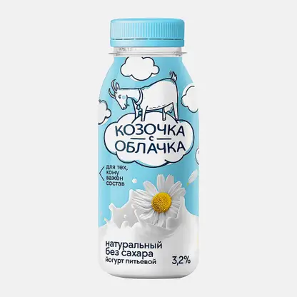 Йогурт без сахара Козочка с Облачка 3.2% 200г