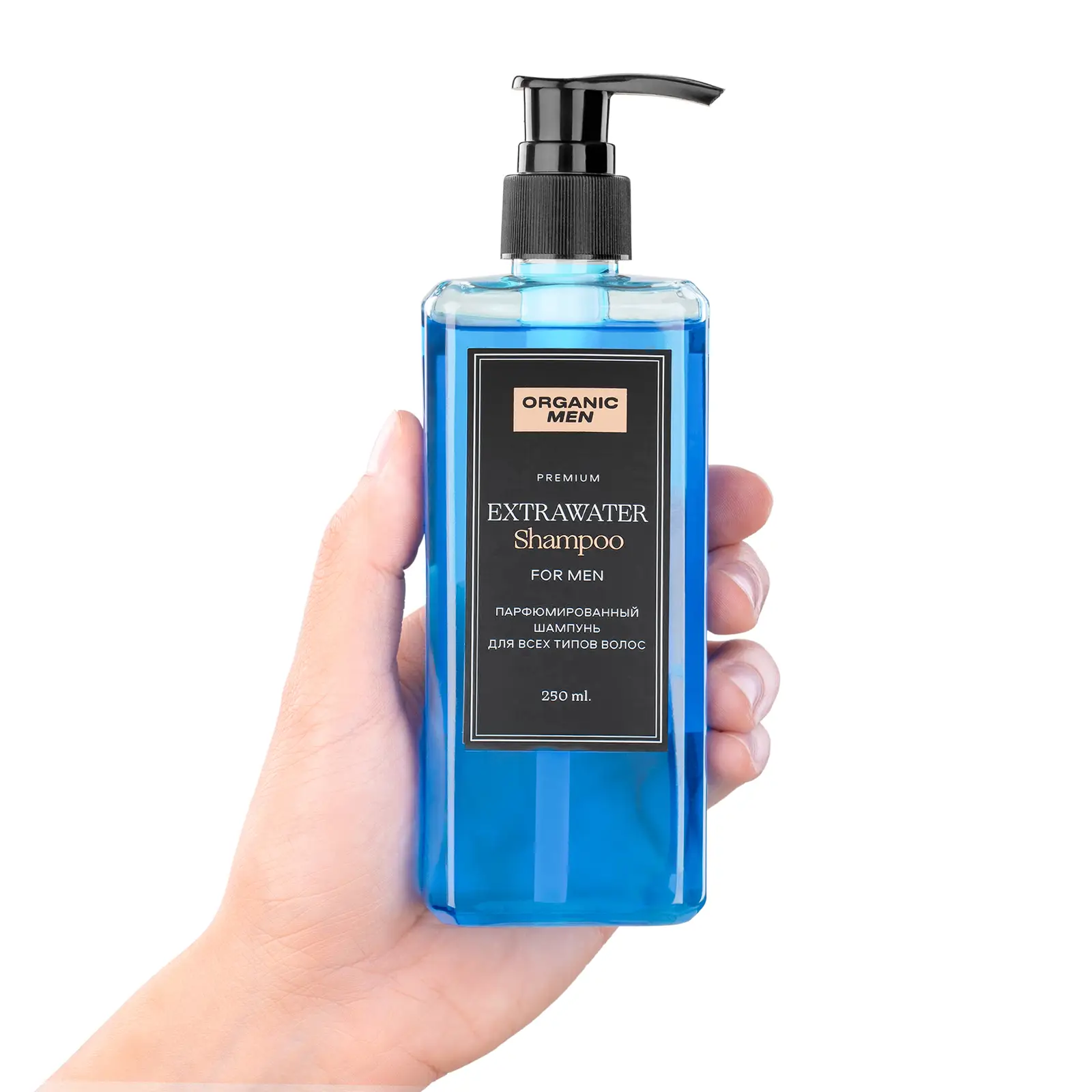 Шампунь Organic Men Extrawater парфюмированный 250мл