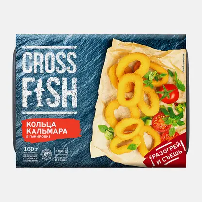 Кольца кальмара Crossfish в панировке 160г
