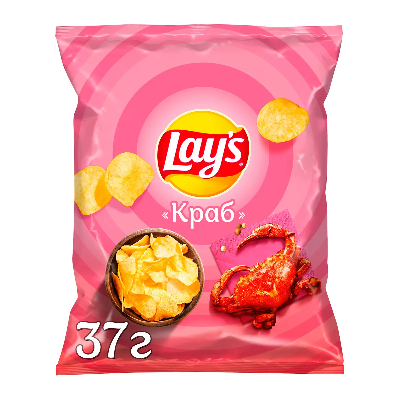 Изображение товара Чипсы Lays Краб 37г
