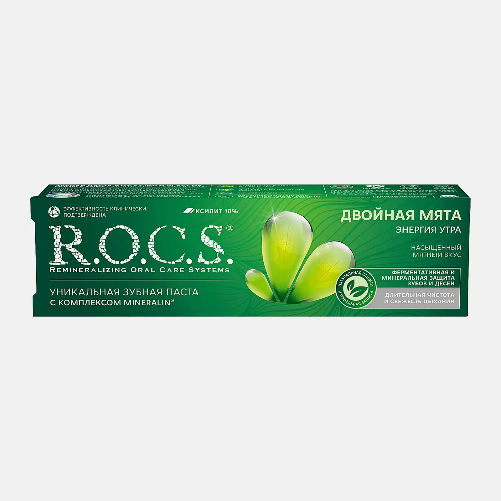 Зубная паста R.O.C.S. Двойная мята для взрослых 74г