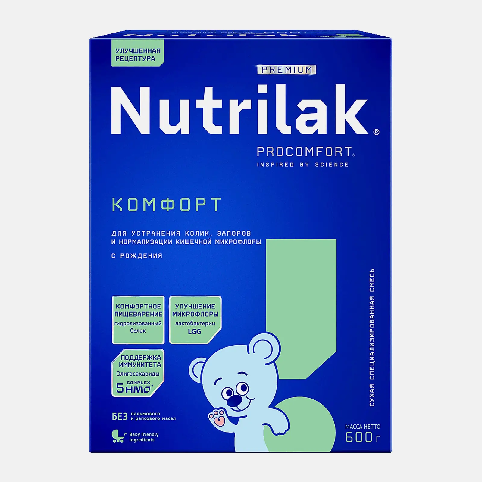 Смесь Nutrilak Premium Комфорт с рождения 600г