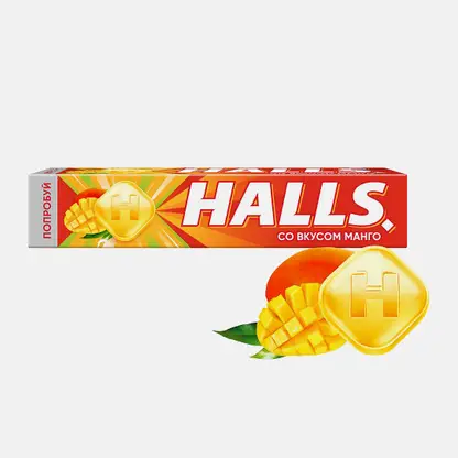 Карамель леденцовая Манго Halls 25г