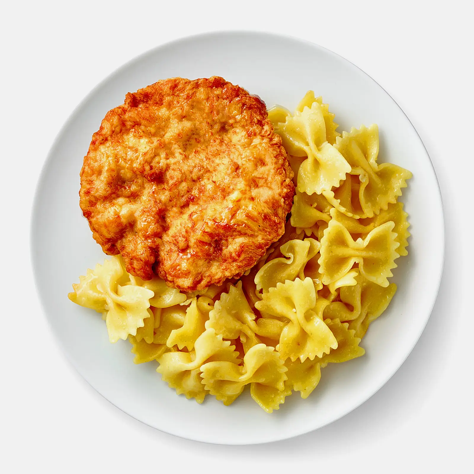 Изображение товара Котлета куриная с фарфалле 200г Эко Фуд натуральное блюдо быстрое приготовление