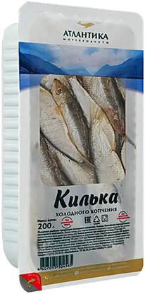Килька Атлантика холодного копчения 200г