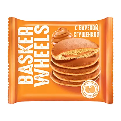 Изображение товара Пирожное с вареной сгущенкой Basker-Wheels Pancake 36г