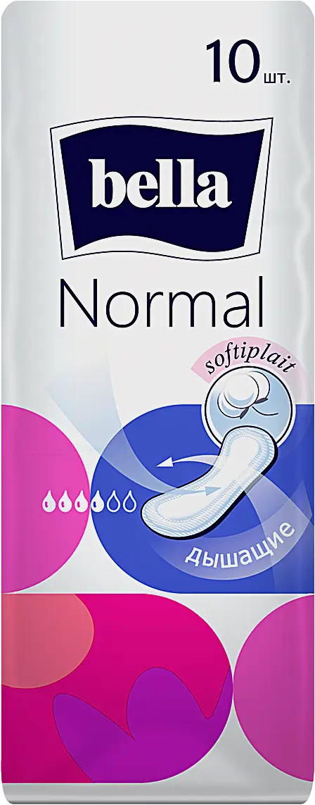 Изображение товара Прокладки Bella Normal 10шт - высокая впитываемость и комфорт для женщин