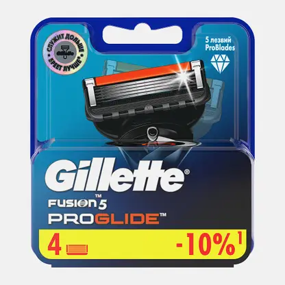 Кассеты для бритья Gillette Fusion 5 ProGlide 4шт