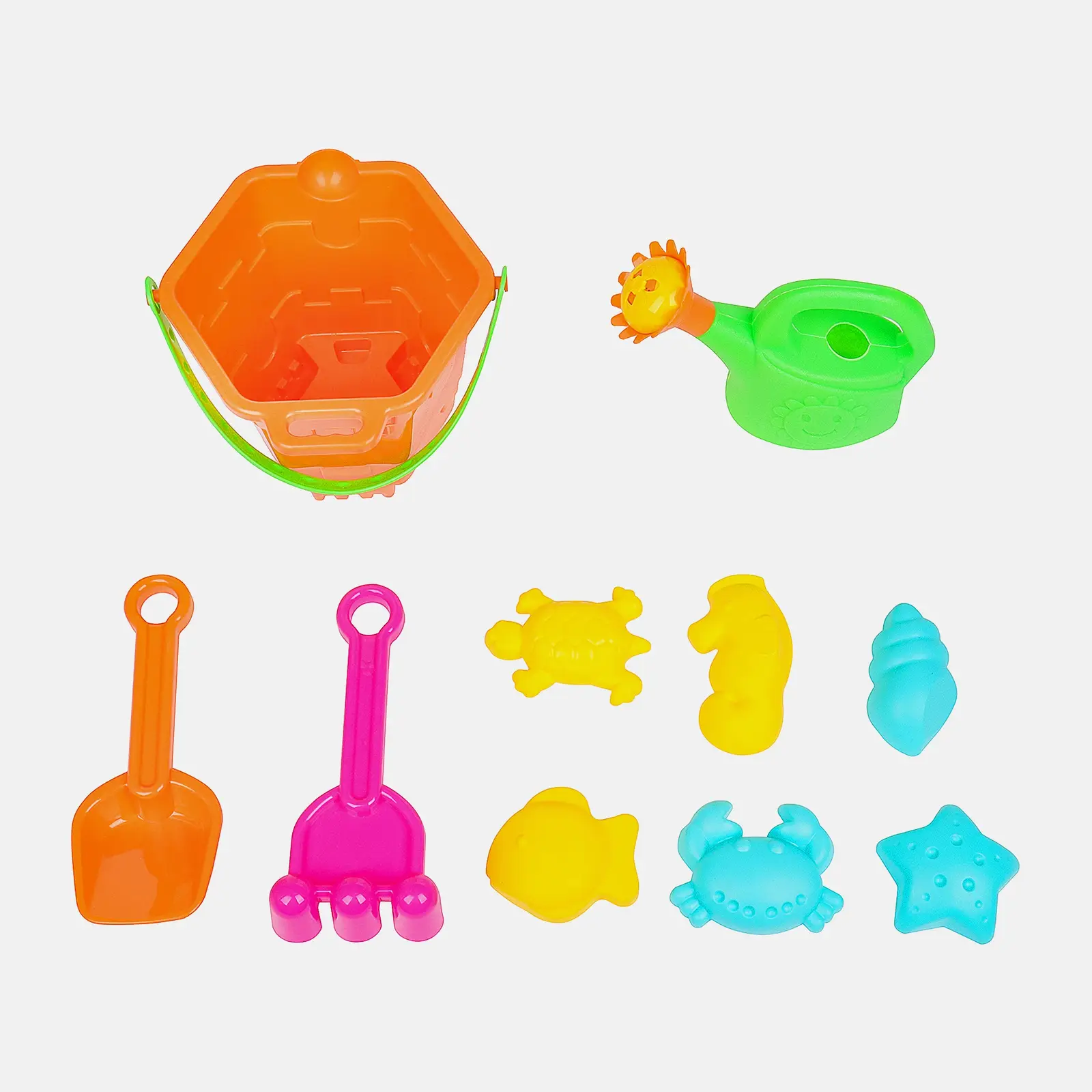 Игровой набор для песка с лейкой и ведром YB357775 10 предметов