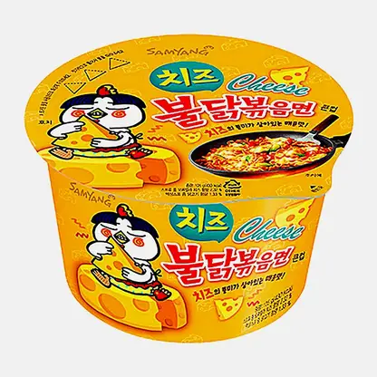 Лапша острая со вкусом курицы и сыра Samyang 105г