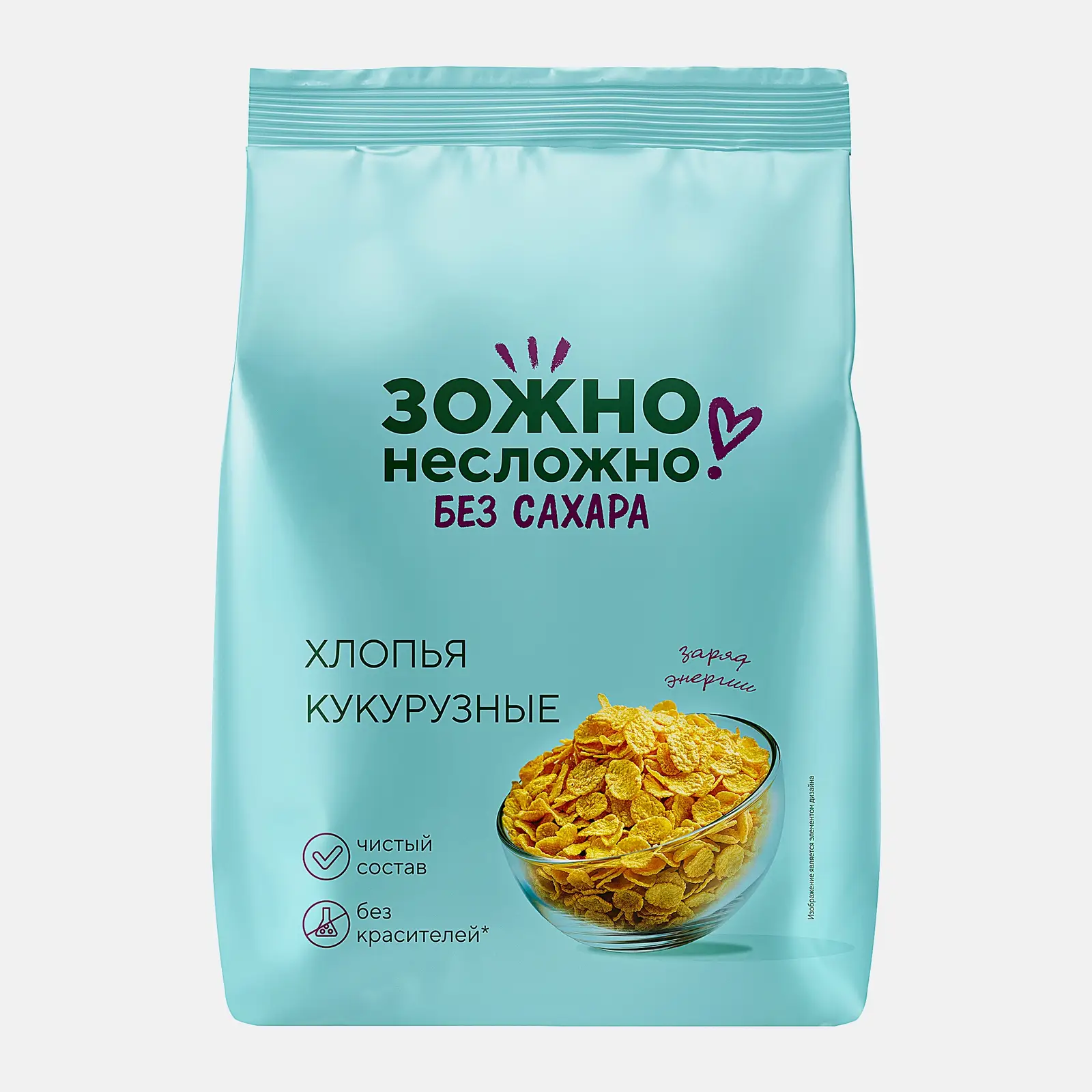 Хлопья кукурузные Моя цена без сахара 350г