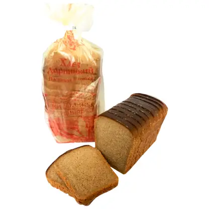 Изображение товара Нарезанный хлеб Калужский ХК 600г натуральный продукт для бутербродов и тостов