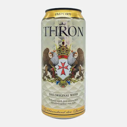 Пивной напиток Das Original Weiss светлый нефильтрованный Thron 500мл