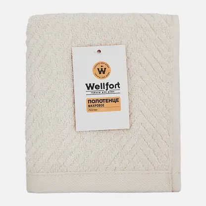 Махровое полотенце 30*50см Чизкейк Wellfort