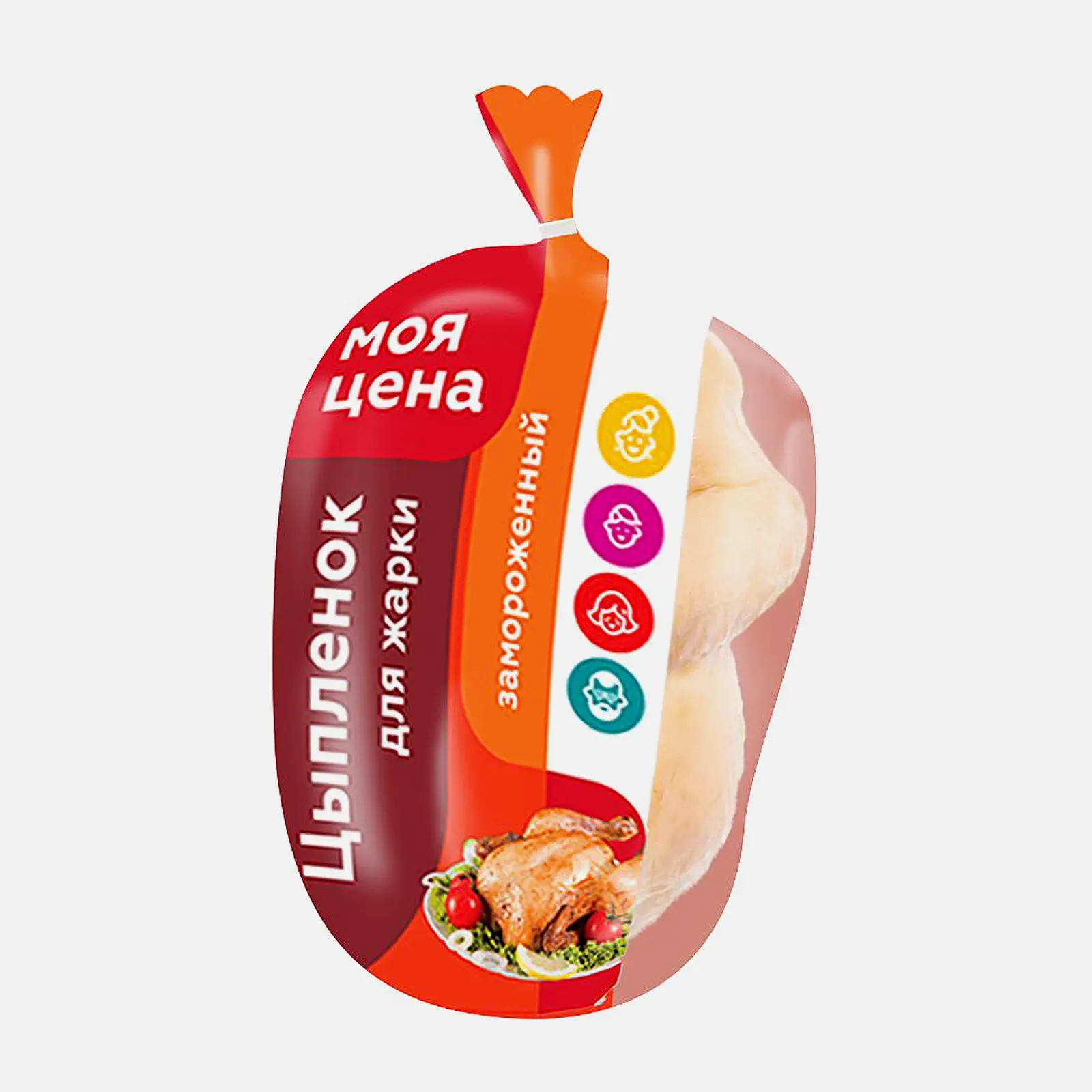 Изображение товара Цыпленок-бройлер для жарки Моя цена замороженный 1.9 кг