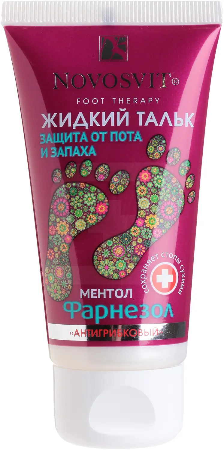Дезодорант для ног Novosvit Антигрибковый Жидкий тальк 50мл