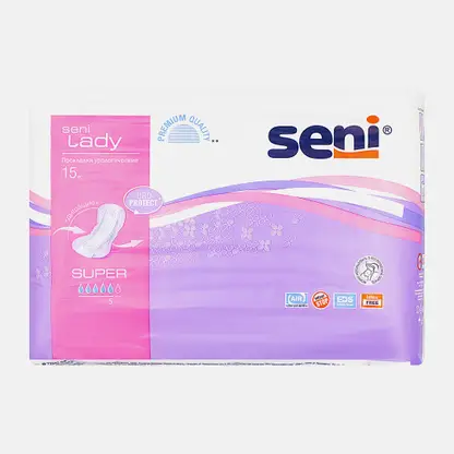 Прокладки урологические Seni Lady Super 15шт