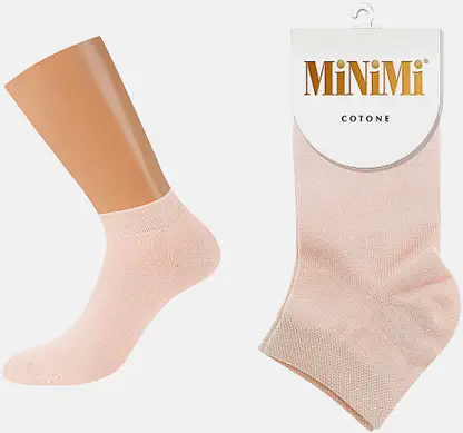 Носки женские Minimi Cotone 1201 белые р.23-25 (36-38) в ассортименте