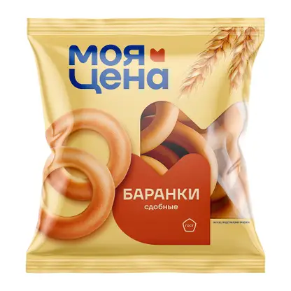 Изображение товара Баранки традиционные сдобные Моя цена 350г
