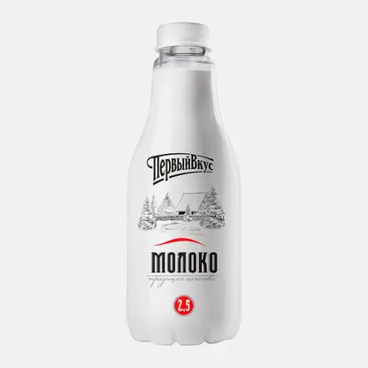 Молоко Первый вкус пастеризованное 2.5% 930г