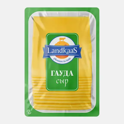 Сыр Landkaas Гауда слайс 45% 150г