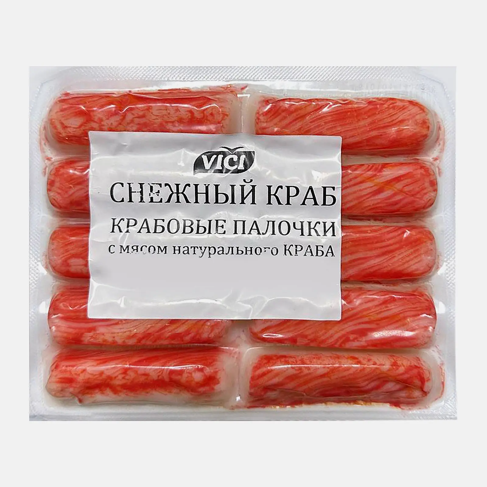 Крабовые палочки Vici с мясом натурального краба 170г