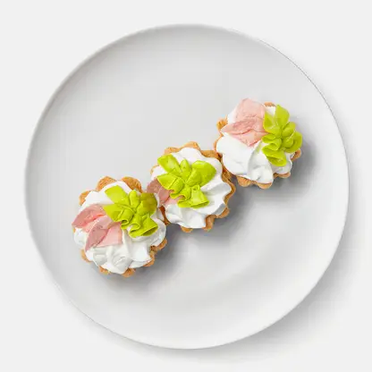 Пирожное Корзинка с белковым кремом Золотой колос 135г 3шт