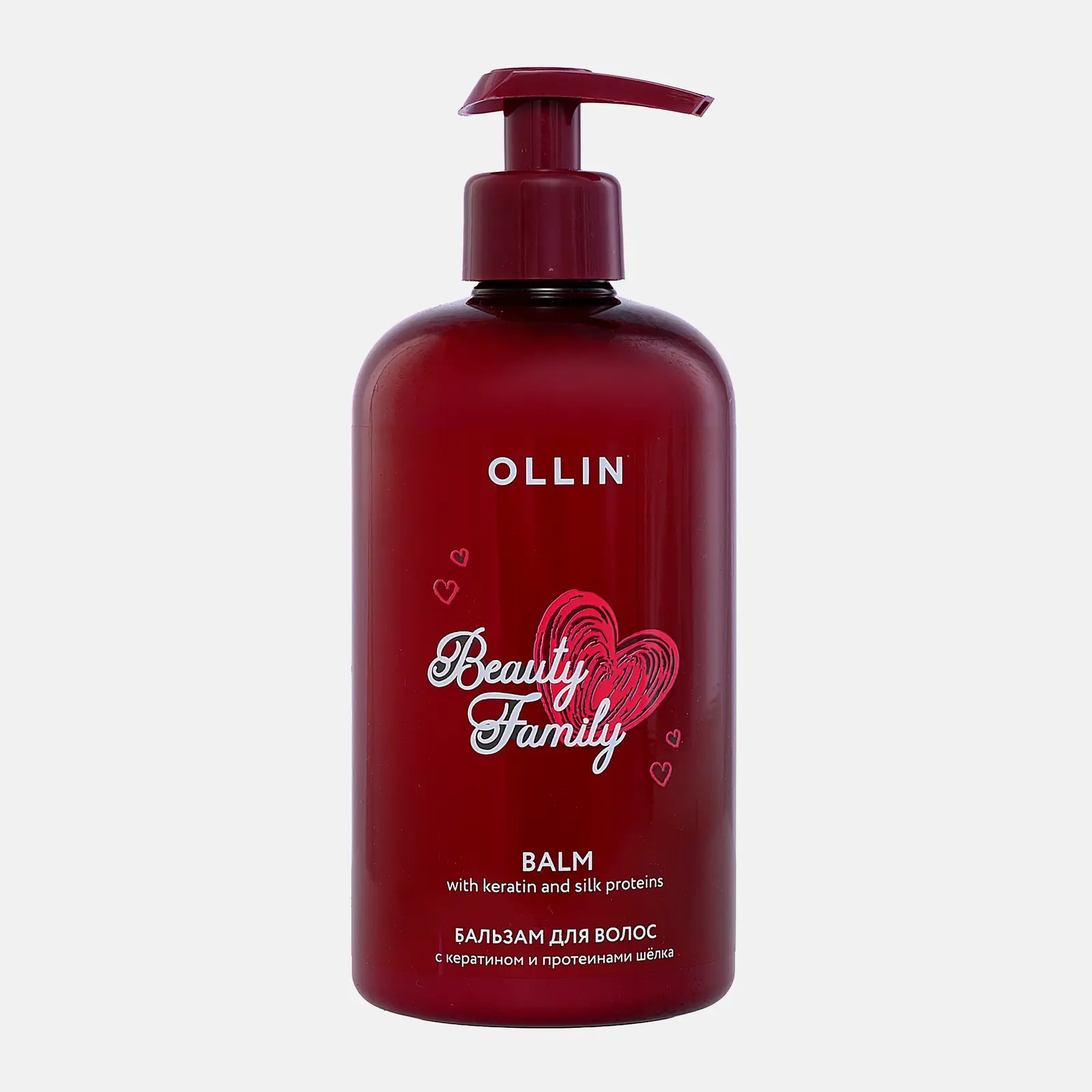 Бальзам для волос Ollin Beauty Family кератин и протеины шелка 500мл