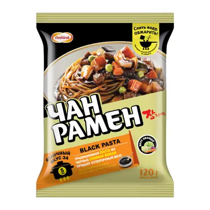 Изображение товара Лапша Доширак Чан Рамен Black Pasta 120г