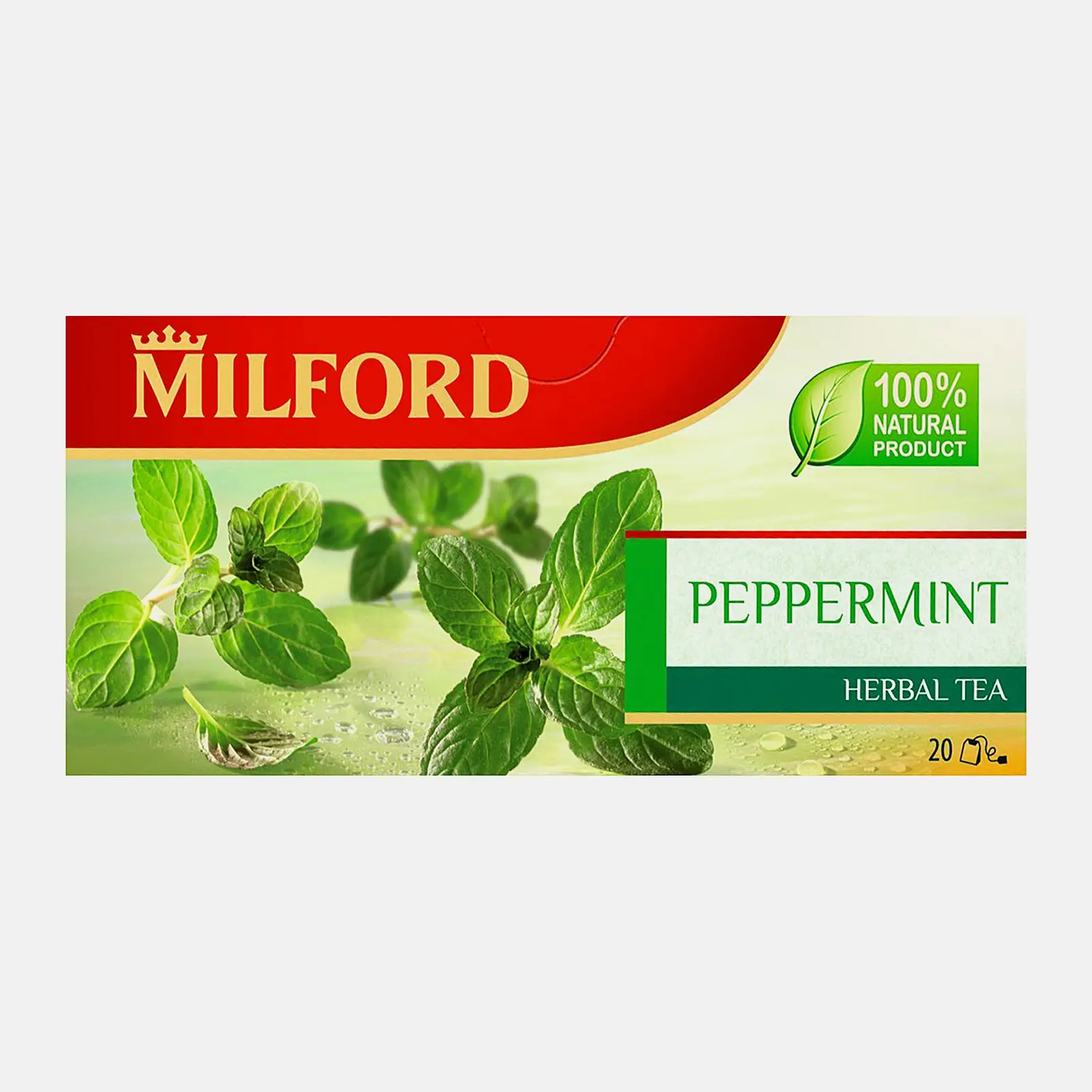Чайный напиток Milford Мята пакетики 20пак 30г