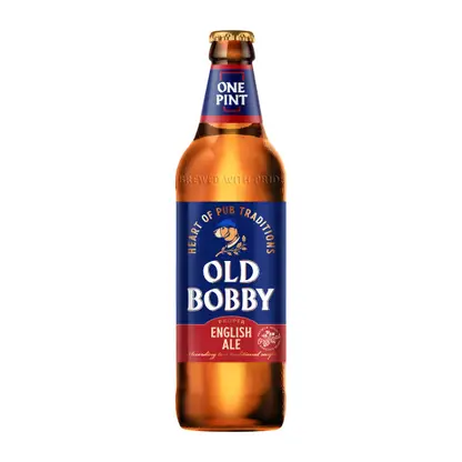 Пивной напиток Old Bobby Эль пастеризованное 4.5% 568мл