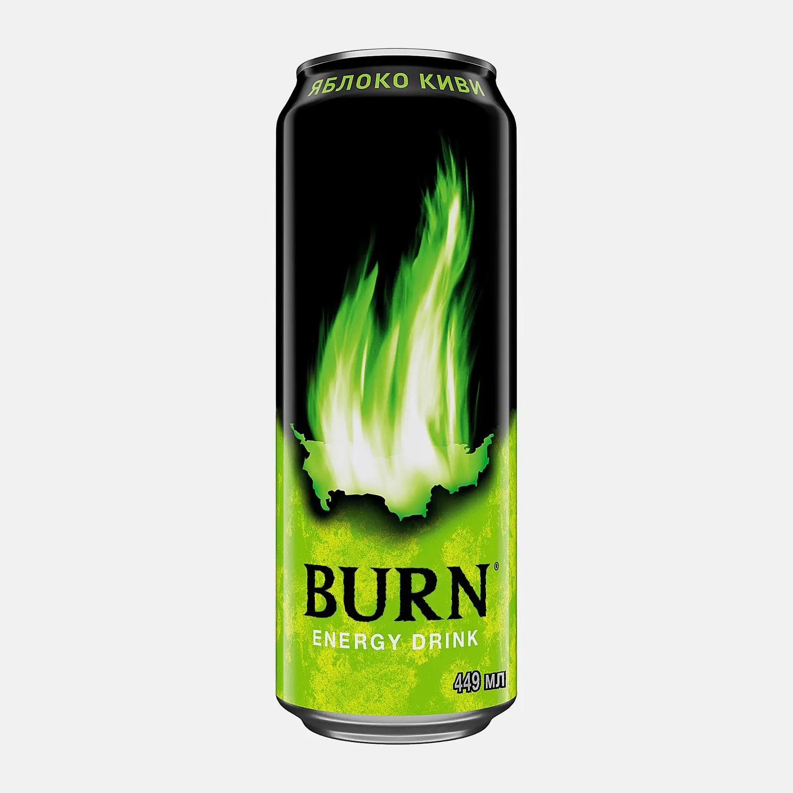 Энергетический напиток Burn Яблоко-Киви 449мл Энергетический напиток Burn Яблоко-Киви 449мл