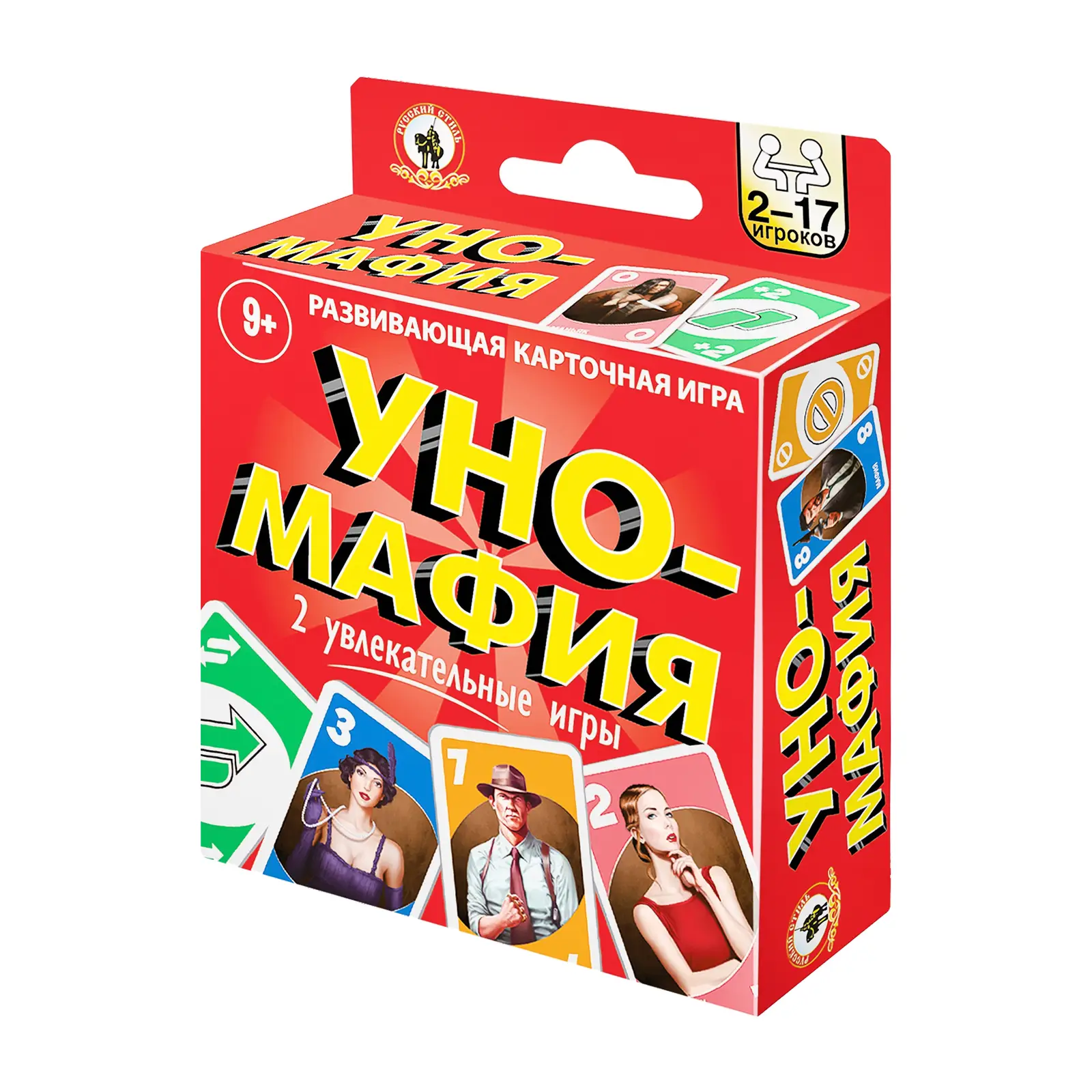 Развивающая карточная игра Русский стиль Уно-мини в ассортименте