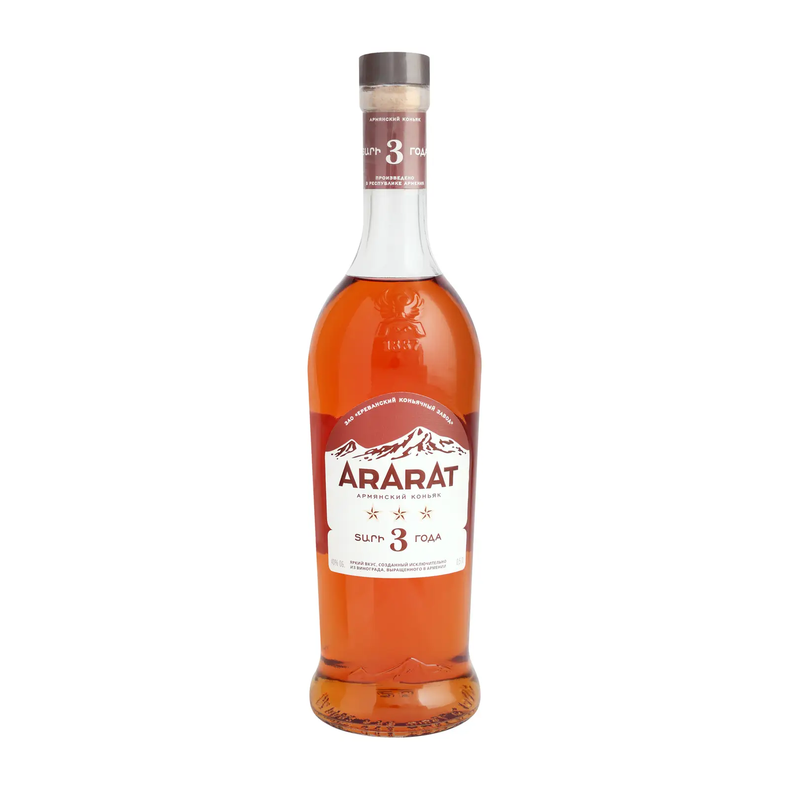 Изображение товара Коньяк Арарат Армянский трехлетний 40% 500мл