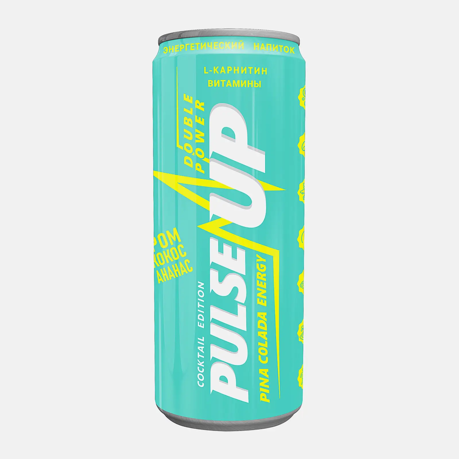 Энергетический напиток Pina Colada Energy Pulse Up 330мл