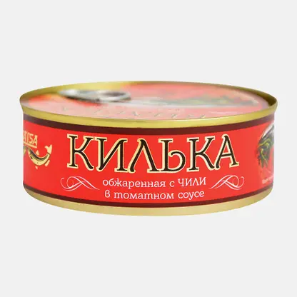 Килька Laatsa обжаренная с чили в томатном соусе 240г