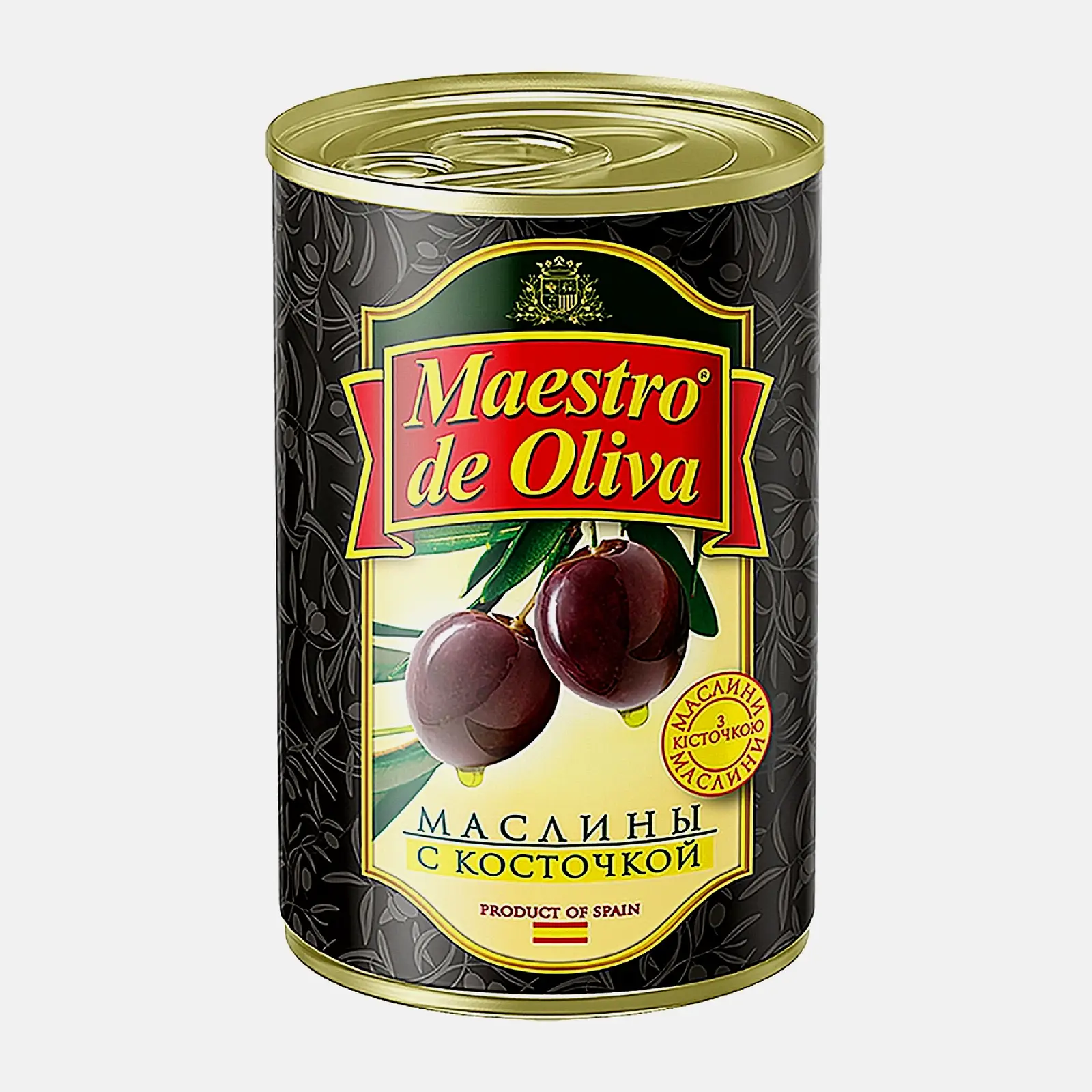 Маслины Maestro De Oliva с косточкой 280г Маслины Maestro De Oliva с косточкой 280г