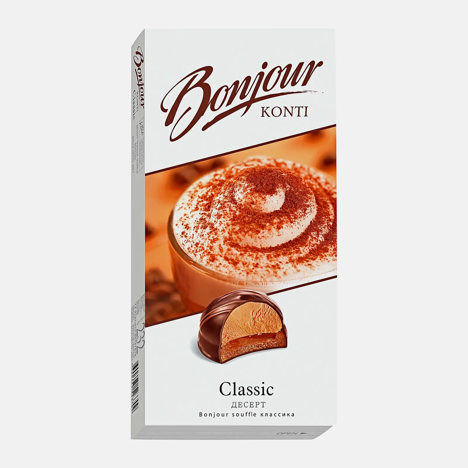 Десерт Souffle Классика Bonjour Konti 232г