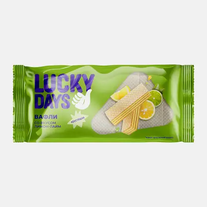 Вафли лимон и лайм Lucky Days 200г