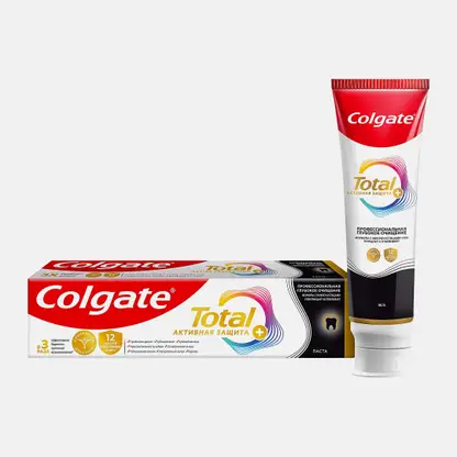 Зубная паста Colgate Total Глубокое Очищение с углем 100мл