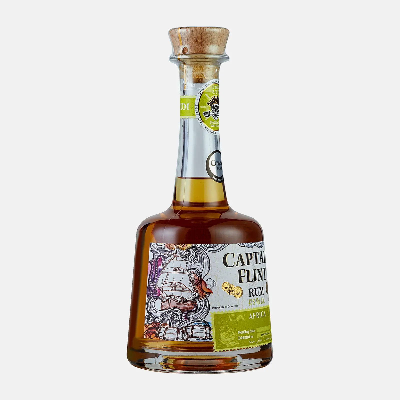 Ром Captain flint Africa White 43% 700мл - фото 2 Ром Captain flint Africa White 43% 700мл - фото 2
