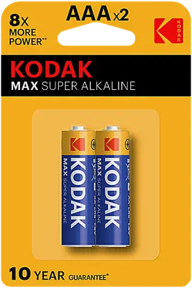 Батарейки Kodak Max Super AAA 2шт