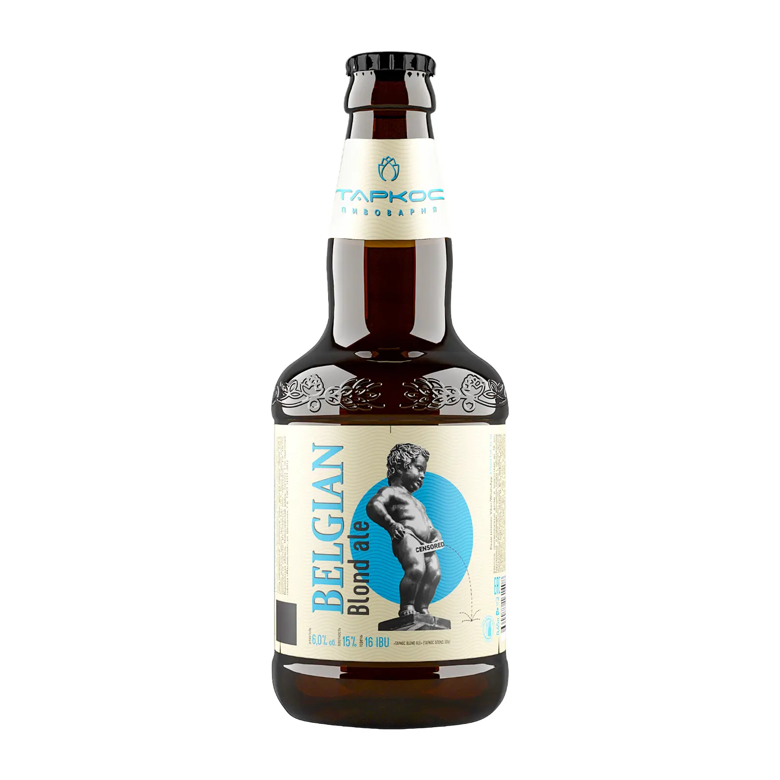 Изображение товара Пиво Таркос Blond Ale светлое нефильтрованное 6% 450мл