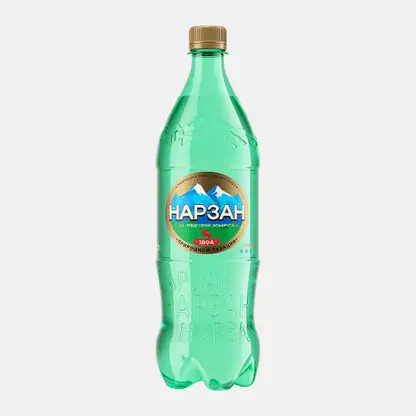 Вода Нарзан минеральная природной газации 1л
