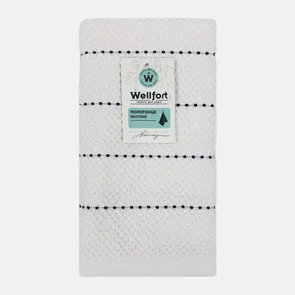 Махровое полотенце жаккард Гармония Wellfort 50*70см