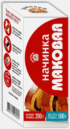 Маковая начинка Готовим дома 280г
