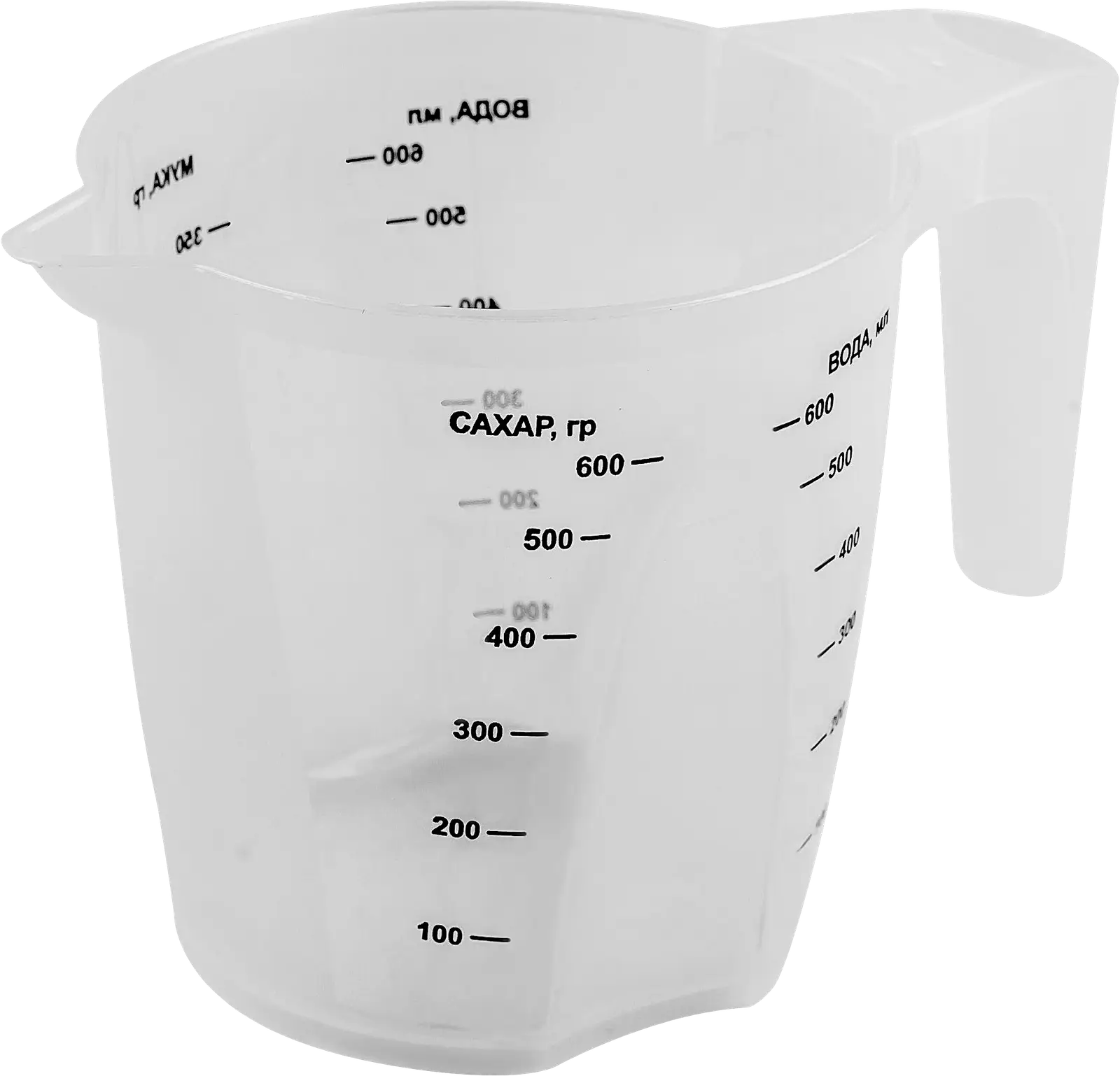 Изображение товара Мерный пластиковый кувшин STOCKHOLM 0.6л для жидкостей и сыпучих продуктов