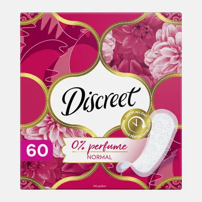 Прокладки ежедневные Discreet Normal без запаха 60шт