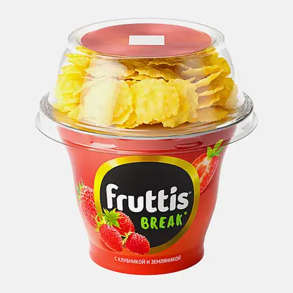 Йогуртный продукт Fruttis Вкусный перерыв клубника-земляника 2.5% 175г