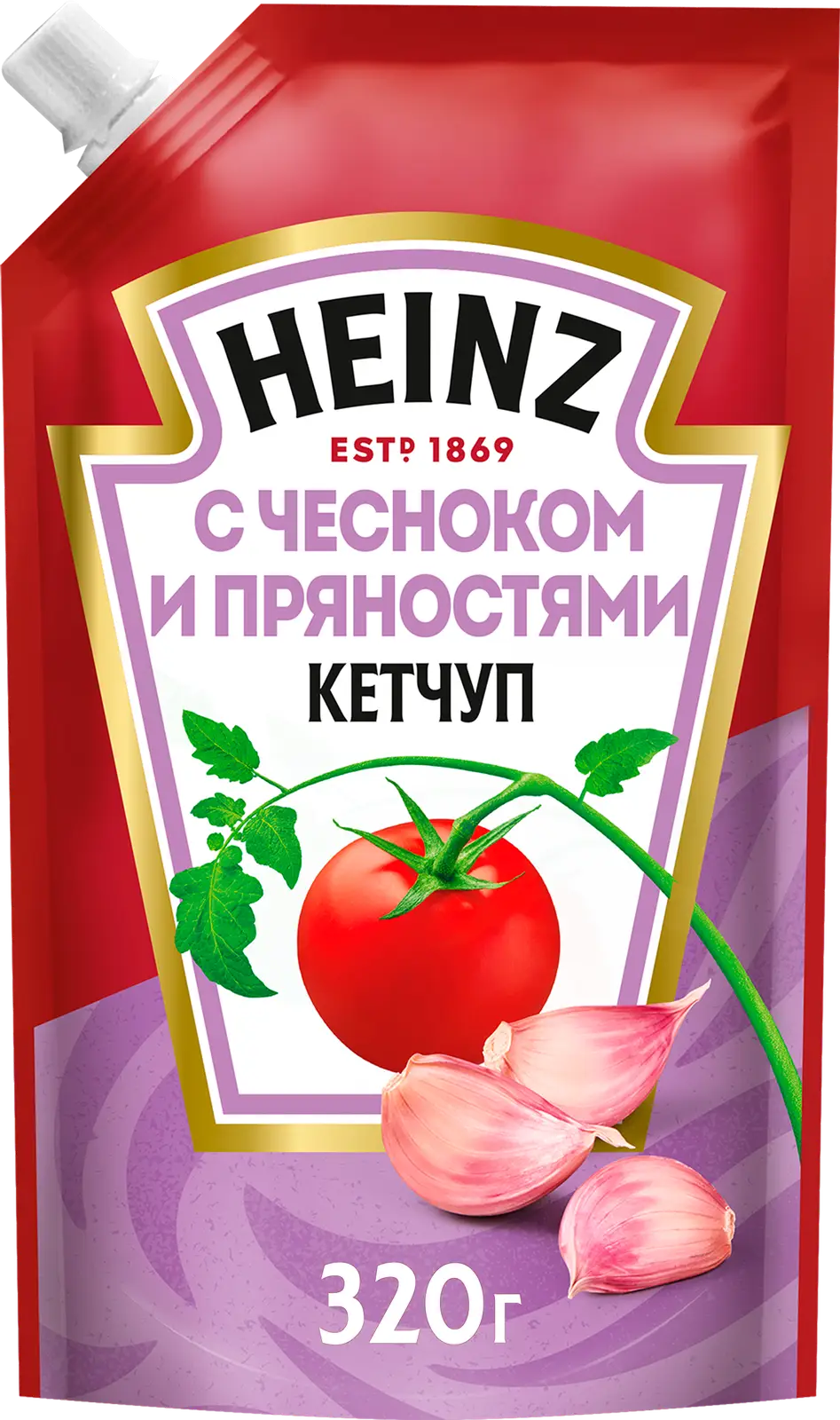 Кетчуп Heinz Чеснок и пряности 320г — в каталоге на сайте сети Магнит |  Челябинск